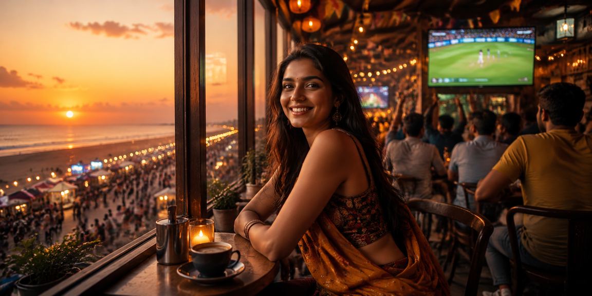 Mobile user enjoying Andar Bahar and cricket betting in Chennai’s lively night market